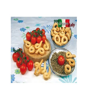 TARALLI CRACKERS WITH OLIVE OIL - VEGE` 40GR