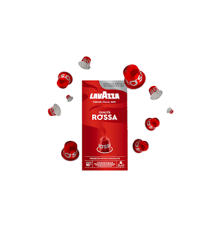 NESPRESSO CAPS X10 QUALITA' ROSSA/RED - Lavazza